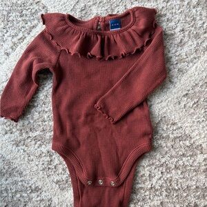 Old Navy Ruffle Long Sleeve Bodysuit